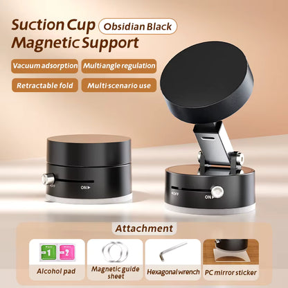 MagGrip - Vacuum Suction Magnetic Phone Holder (Obsidian Black)
