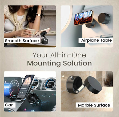 MagGrip - Vacuum Suction Magnetic Phone Holder (Sakura Pink)